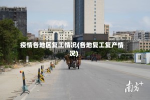 疫情各地区复工情况(各地复工复产情况)