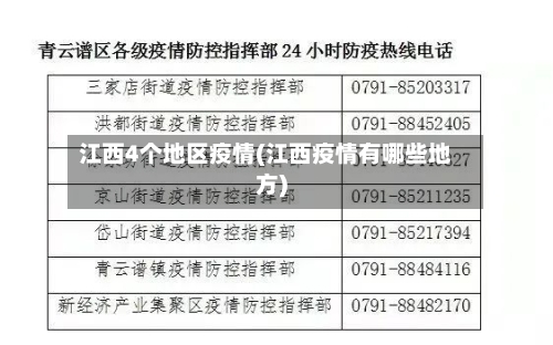 江西4个地区疫情(江西疫情有哪些地方)-第2张图片