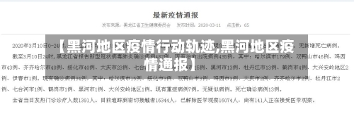 【黑河地区疫情行动轨迹,黑河地区疫情通报】-第3张图片